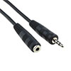 Maycom - Mayoristas en computación - CABLE STEREO MACHO  HEMBRA  1.80M NEGRO