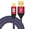 Maycom - Mayoristas en computación - CABLE USB V2.0 A MICRO B 1.0 MTS ROJO BR