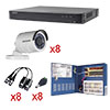 Maycom - Mayoristas en computación - KIT 1080P DVR 8CAN/8 MINI BULLET HIKVISI