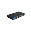 Maycom - Mayoristas en computación - SWITCH METAL POE CAPA2 8P GIGABIT LINKSY